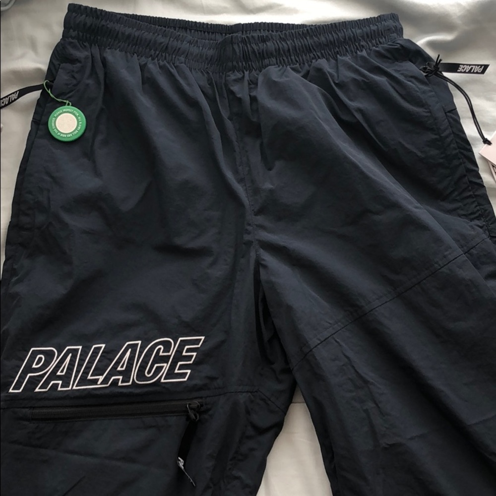 Palace navy 3 track shell pants